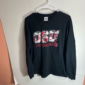 Y2K Ohio State Buckeyes Long Sleeve Shirt Mens Xl